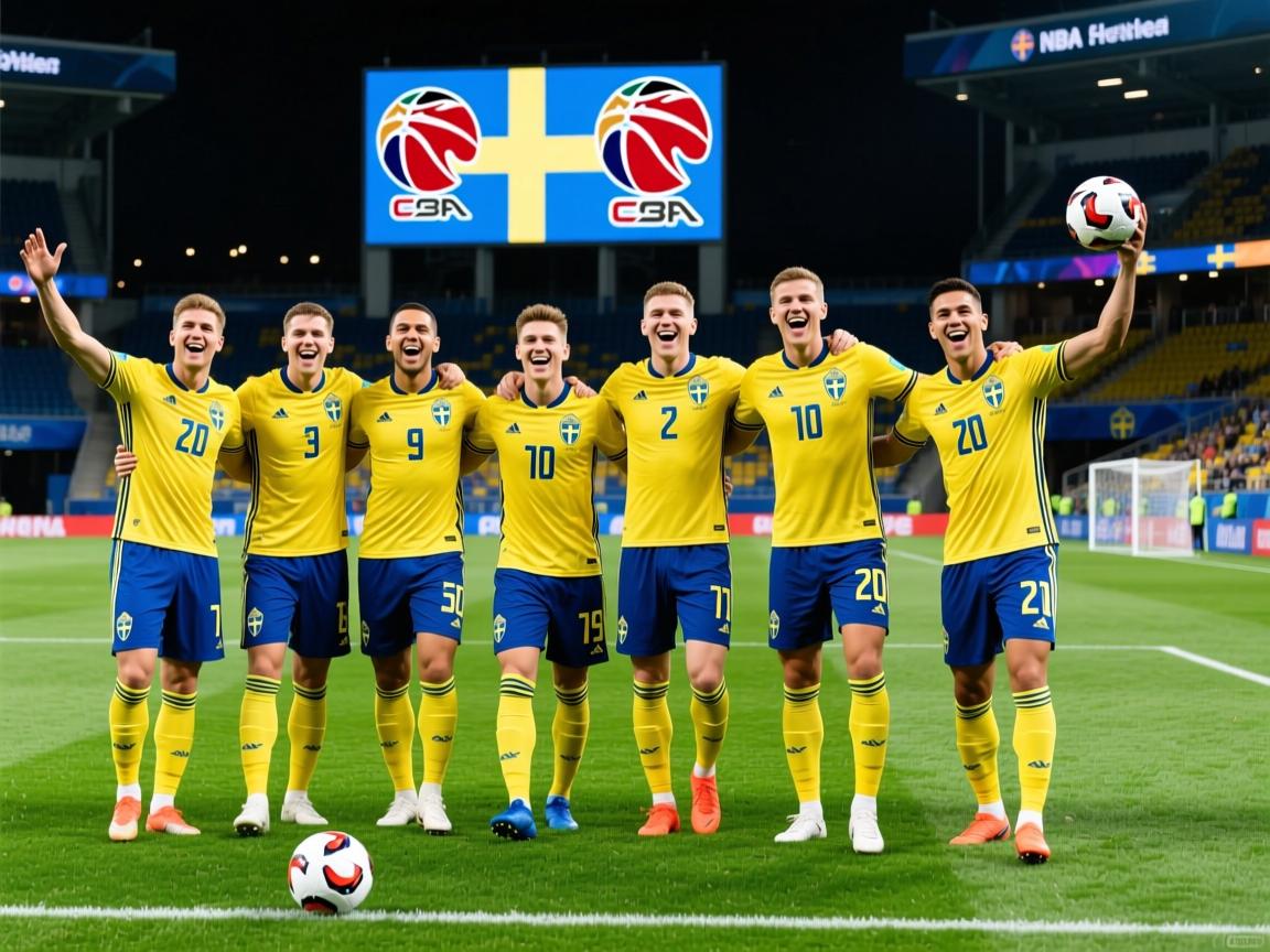 瑞典队在国际足球比赛中取得重要胜利  第1张