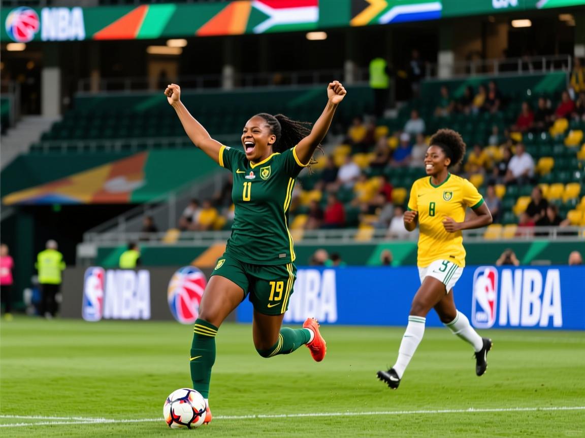 南非足球女将在比赛中取得胜利  第3张