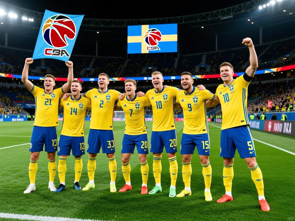 瑞典队在国际足球比赛中取得重要胜利