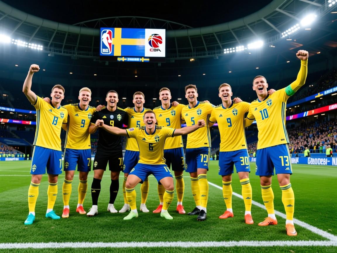 瑞典队在国际足球比赛中取得重要胜利  第2张