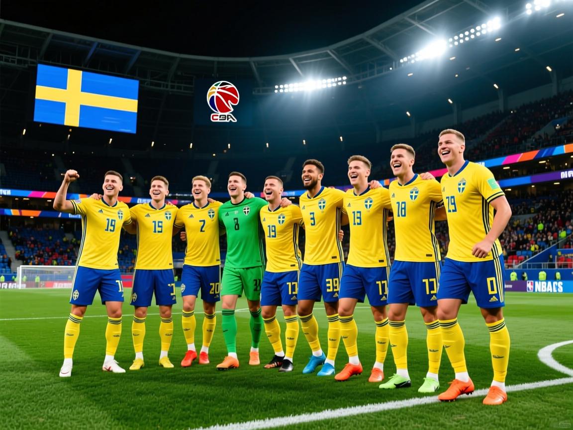 瑞典队在国际足球比赛中取得重要胜利  第2张