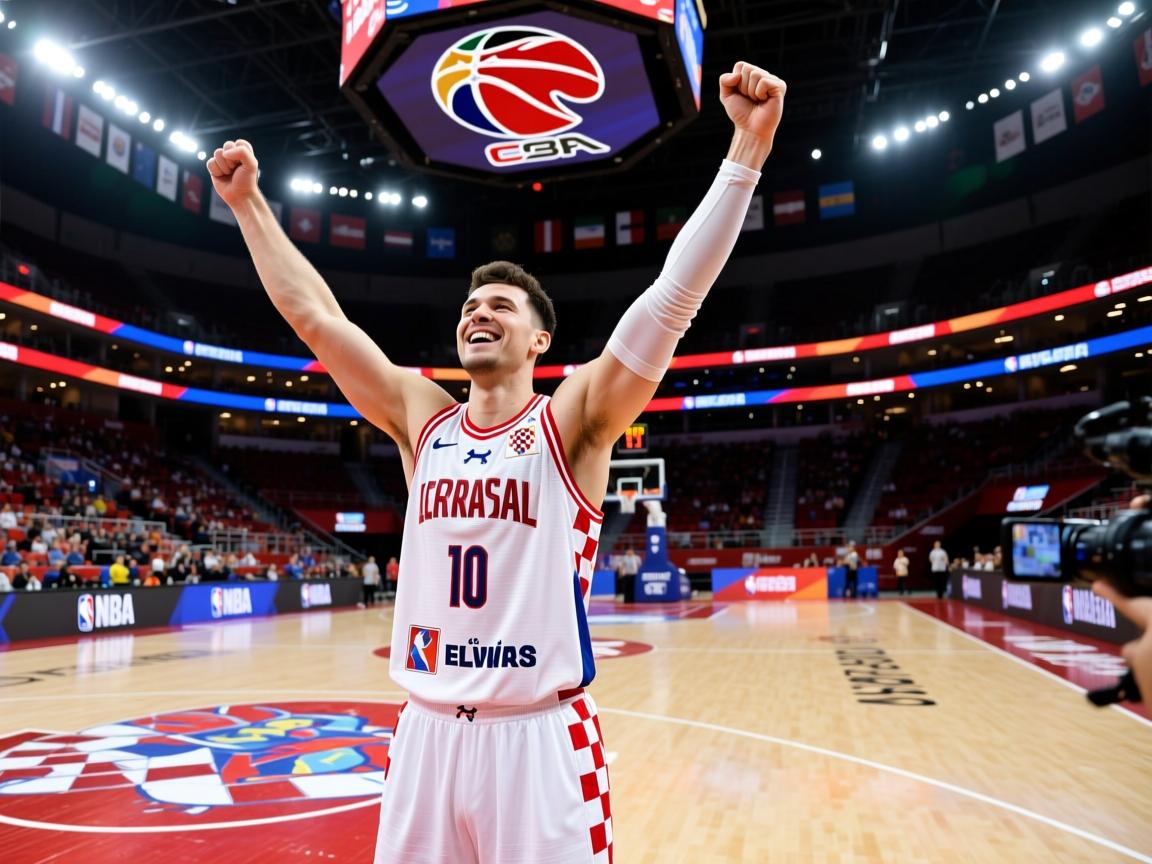 克罗地亚国家队在比赛中取得成功